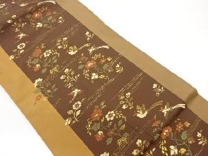 花鳥模様織出し名古屋帯